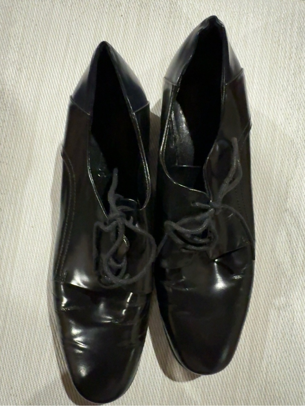 See by Chloe Black Leather Lace Up Women’s Oxford size 38